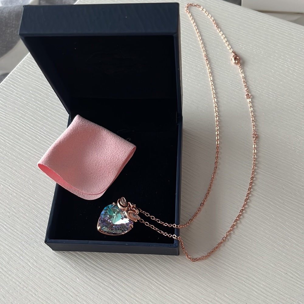 Fashion pendant necklace rose gold color chain - Picture 2 of 4